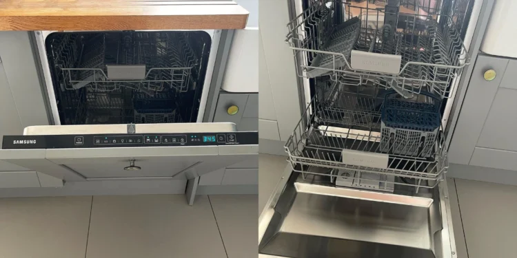 Samsung dishwasher normal light blinking
