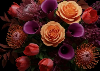 The Colors of Fall Bouquets