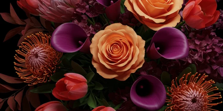 The Colors of Fall Bouquets