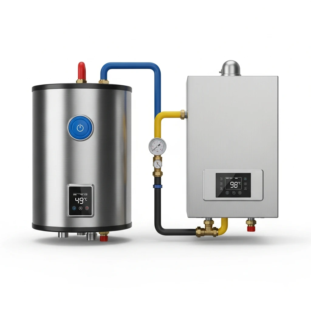  hot water after the gas goes off