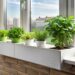 PVC window planters modern water-resistant