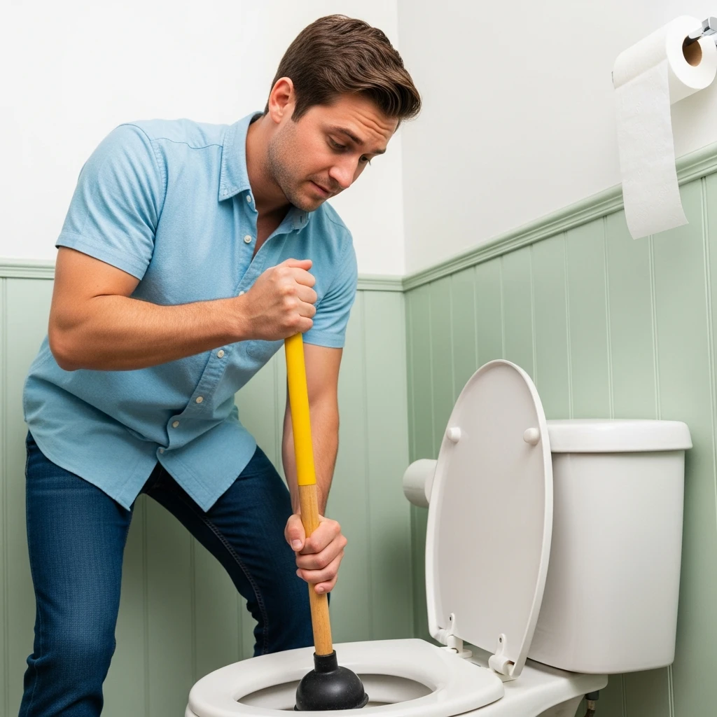 toilet causes a bubbling sound