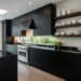 Black Kitchen Cabinets